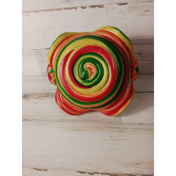 Hard Plastic Multi  Color Braided Funky Cool Basket Beautiful Decor - Picture 13 of 16
